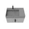 Castello Usa Amazon 30-inch Gray Left Vanity Set with Gray Top and Black Handles CB-MC-30G-BL-2056L-GR - alternate 6